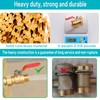 Ceaeso Brass Garden Hose Shut Off Valve Full Flow, No