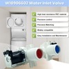 2025 Update W10906602 Water Inlet Valve Compatible with Whirlpool Kenmore