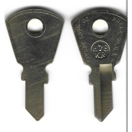 Taylor H78KR Harley Davidson Uncut Key Blank Same as Ilco H78KR