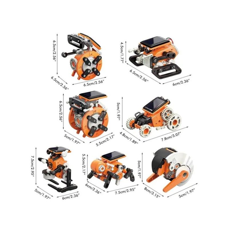 Imori Kits Robot Solar Orange 7 EN 1