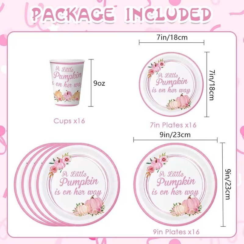 Platos y tazas de A Little Pumpkins is On Her