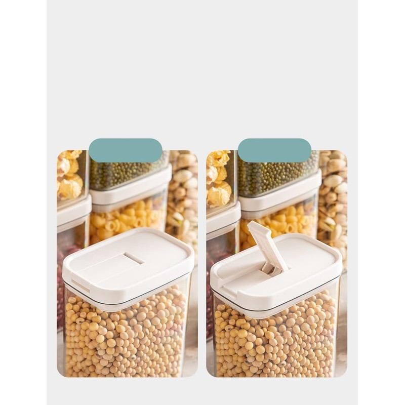 Frianchlly 2PCS Airtight Food Storage Containers Set with Lids,PP Free