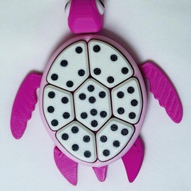 Turtle Fruit Fidget Clicker Fun Twiddle Toy for Stress Relief and Anxiety - Fruit: Passion Fruit