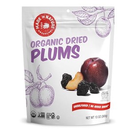 Made In Nature Organic Dried Plums, 13 Ounce (Pack of 1) – Vegan Snack, Non-GMO, Unsulfured, Gluten Free, Kosher