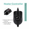 hygger 100W Mini Inline Quartz Glass Aquarium Heater with External