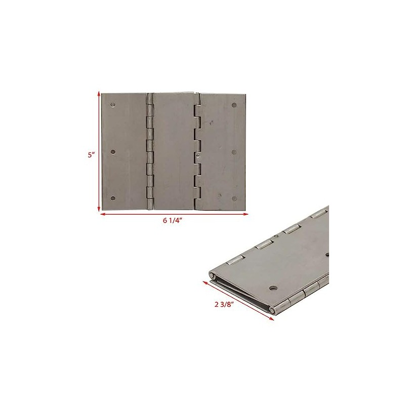 Hingecraft Boat Tri Fold Hinge 162823 | 16 Ga Stainless