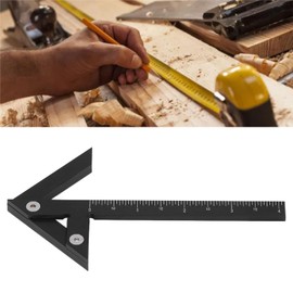 Medidor de Trazado Central, Buscador de Centro de Círculo, Marcador de Círculo de Línea, Buscador de ángulo de 45 90 Grados, Herramienta de Medición de Carpintería de Aleación de