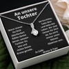 An Unsere Tochter Geschenk von Mama und Papa, Cubic Zirconia