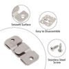 GDFYMI 10 Pcs Sectional Couch Connectors, Stainless Steel Furniture Sofa