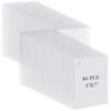 AojSup 80 Pack Clear Acrylic Sheets 5 x 7 inch