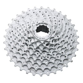 Sram Cassettes PG970 9 Speed Cassette, Metallic, 12-26T