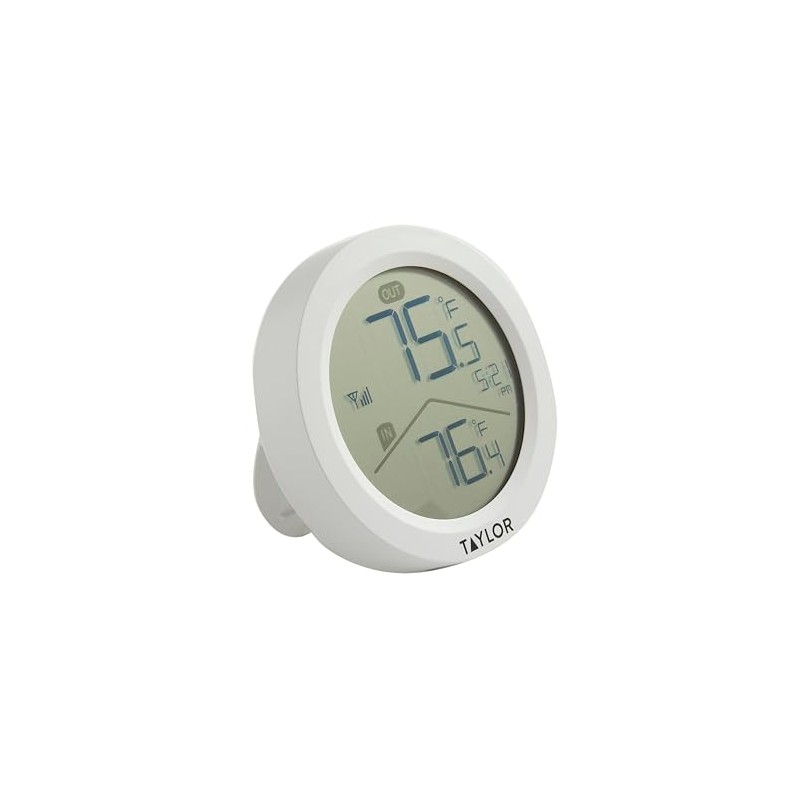 Taylor Taylor Digital Wireless Round Indoor Comfort Level Thermometer and