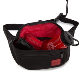 Manhattan Portage WAXED NYLON ALLEYCAT WAIST BAG, Black