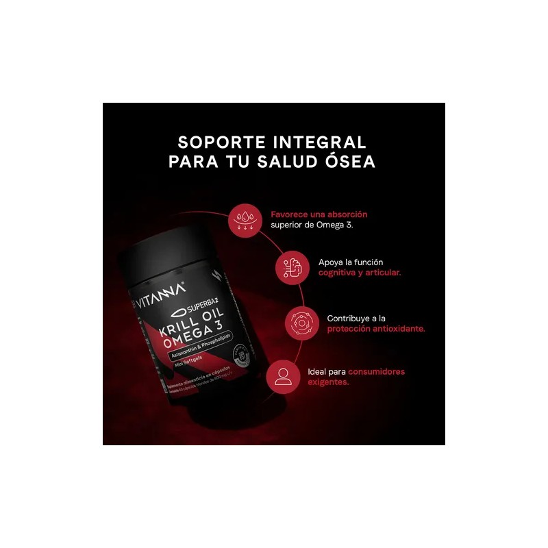 Aceite De Krill Superba2 Omega 3 Astaxantina 60 Cápsulas