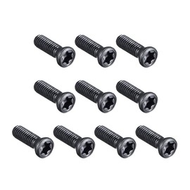 uxcell M3.5x12mm Torx Screws for Replaces Carbide Insert CNC Lathe Tool 12.9 Grade Carbon Steel 10pcs