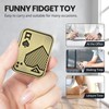 ITOKEY Fidget Toys Adults, Metal Magnetic Fidget Slider, EDC Poker