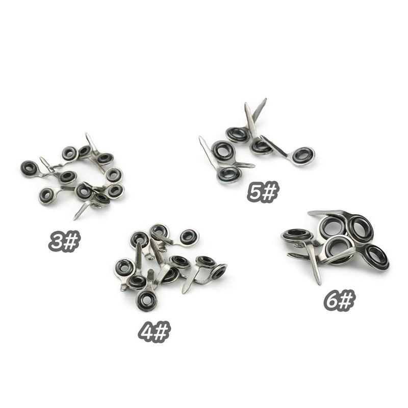Rod Guides, One Foot Guide, Stainless Steel, 3#, 4#, 5#,