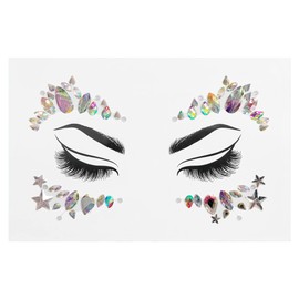 wet n wild Fantasy Makers Gem Face Mask, Face Crystals, Face Jewels, Face Gems, Face Gems, Rhinestone For Party, Fave, Festival, Dress Up, Temporary Tattoo Stickers, Cosmic Queen