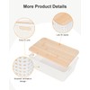 Anywish Storage Bins with Lids 6 Packs, Plastic Storage Bins