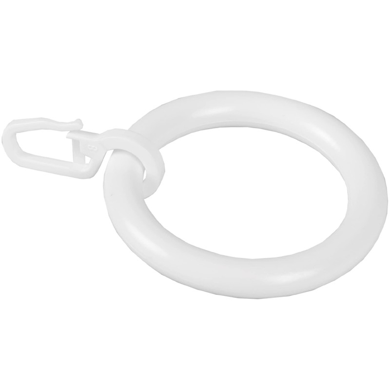 Bestlivings Rings with Folding Hooks (Set of 20), Curtain Rings