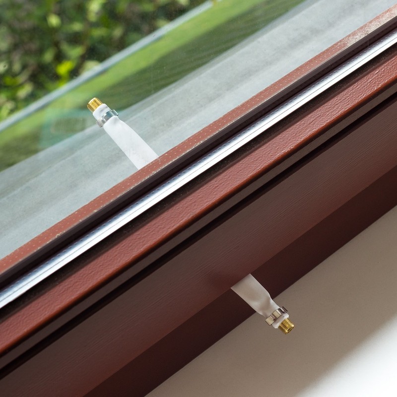 deleyCON Window Feed-Through Satellite Cable 21.5 cm Length 16 cm
