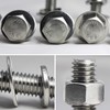 SUNXULIMI 1/4-20 x 1-1/4" Bolts and Nuts Hex Head Bolts