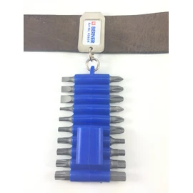 Berner/Bits Set with Belt Clip and 20 Bits Phillips Hex Torx Flexible Screwdriver Bit Set
