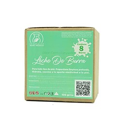 Jabón Artesanal Leche De Burra Piel Madura (8 Piezas)