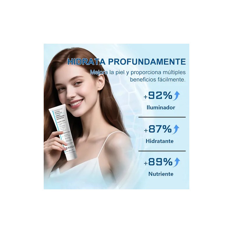 Crema Weud Hidratante Reparadora Colágeno Niacinamida 100g