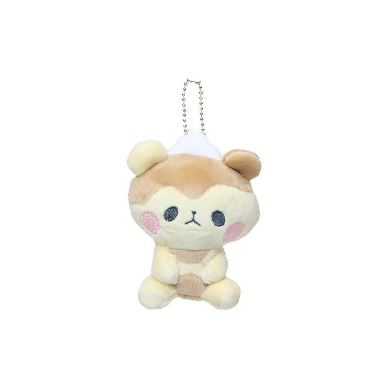 Kamio Japan Mochi Pudding, Plush Keychain, Mascot
