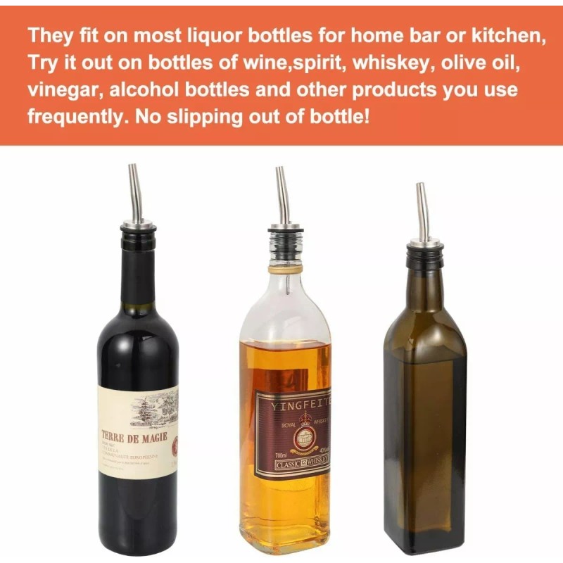 Meiso 6 Boquilla Dispensador Para Botella De Aceite/vino Cocina