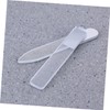 Minkissy 2pcs Professional Crystal Nail File Double-Sided Glass Nail Polishing