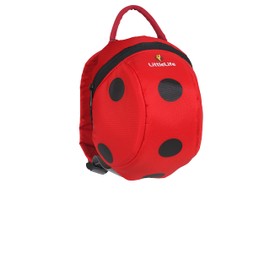 LittleLife Toddler Backpack Ladybird with Safety Reins