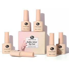 JR Top Mate Efecto Terciopelo Gel Para Uñas Acrílicas Uv/led