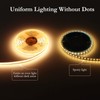 JOYLIT 24V COB LED Strip Lights 2700K Warm White Waterproof