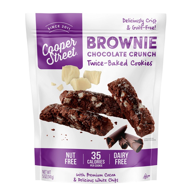 Cooper Street Cookies Biscotti Cookies Variety Pack 5 Ounce Bags