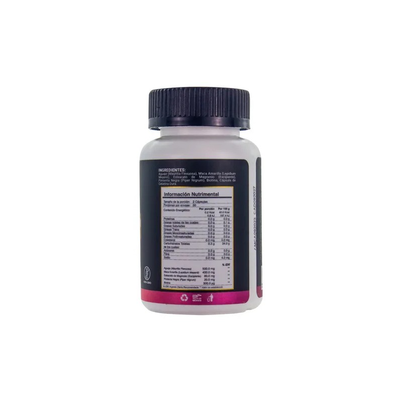 Aguaje Maca Biotina Armor For Health Cápsulas 100