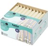 BOLSIUS Ivory Household Candles Bulk Pack 45 Count - Unscented