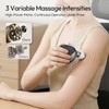 Portable Massage Gun Mini with 3 Speeds and Heating Base,