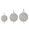 ANCLLO 3Pcs Silver Self Resetting Targets Spinning Shooting Metal Target