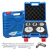 SMOTIVEPRO 5-Piece Master Cylinder Adapter Set, Professional Brake Bleeder Adapter