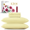 Carressa Linen Luxury Egyptian Cotton King Sheet - 1200 High