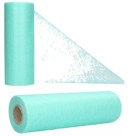 AmaCasa Non-Woven Table Runner with Flower Design 23 cm / 25 m Roll