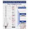 Cimalab Maple Syrup Hydrometer, Accurate Hydrometer for Maple Syrup Making,