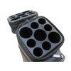 J&J New Champion Leather 3x6 Hard Pool Cue Case for