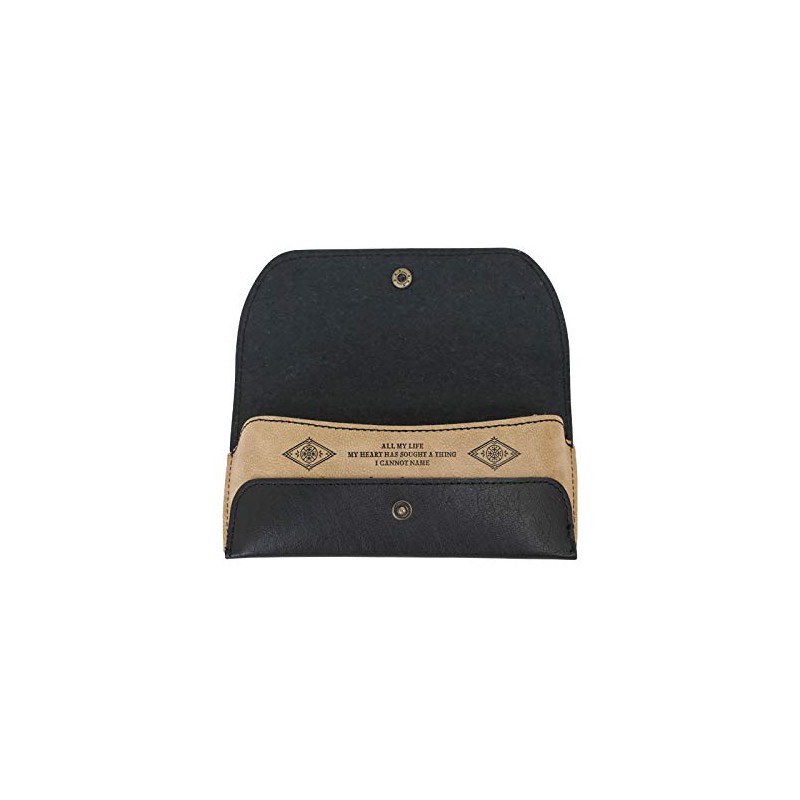 Dulton Glasses Case, Caravan, Black, Height 3.0 x Width 6.7