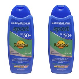 Bloqueador Solar Fps 50 Sport Protectone 2 Pzas, 200 Ml Cu