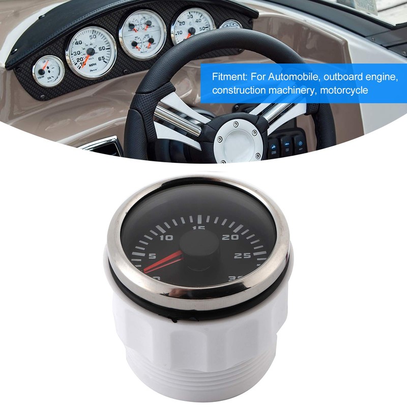52 mm Tachometer with 3000 RPM LCD Display Tachometer with