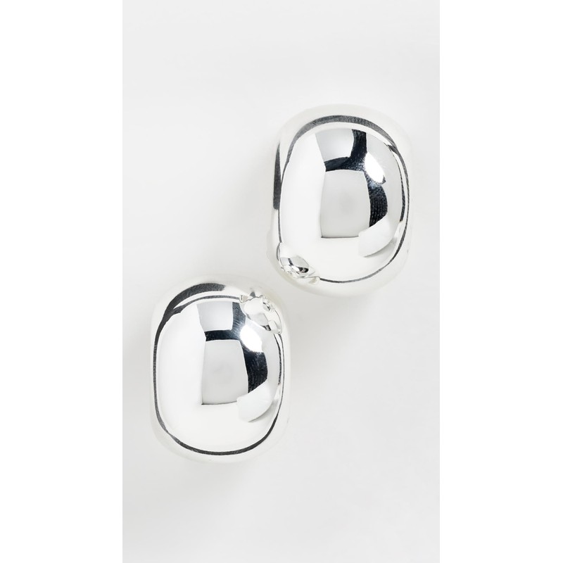 Jenny Bird Women's Gemma Hoops, Silver, One Size