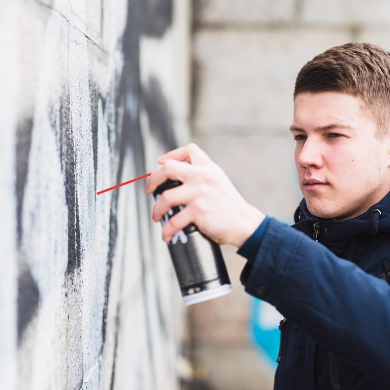 200 Pack Spray Can Straws, Red Plastic Spray Paint Nozzles